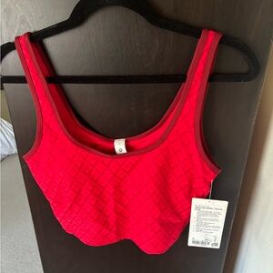 Lululemon Textured Mesh Tennis Tank
